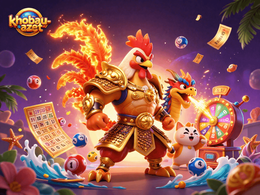 Win big with khobau-aztec as a powerful rooster warrior and dragon deliver dynamic gambling fun.
