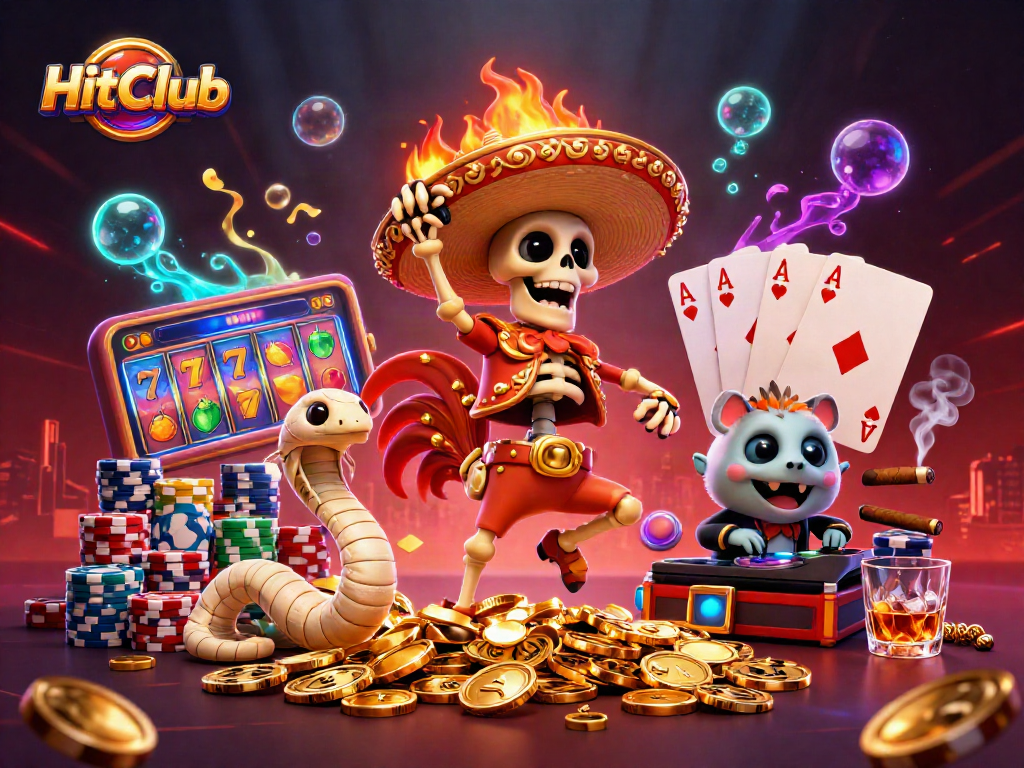 Win big with HitClub's vibrant slot machines and lively gaming atmosphere.
