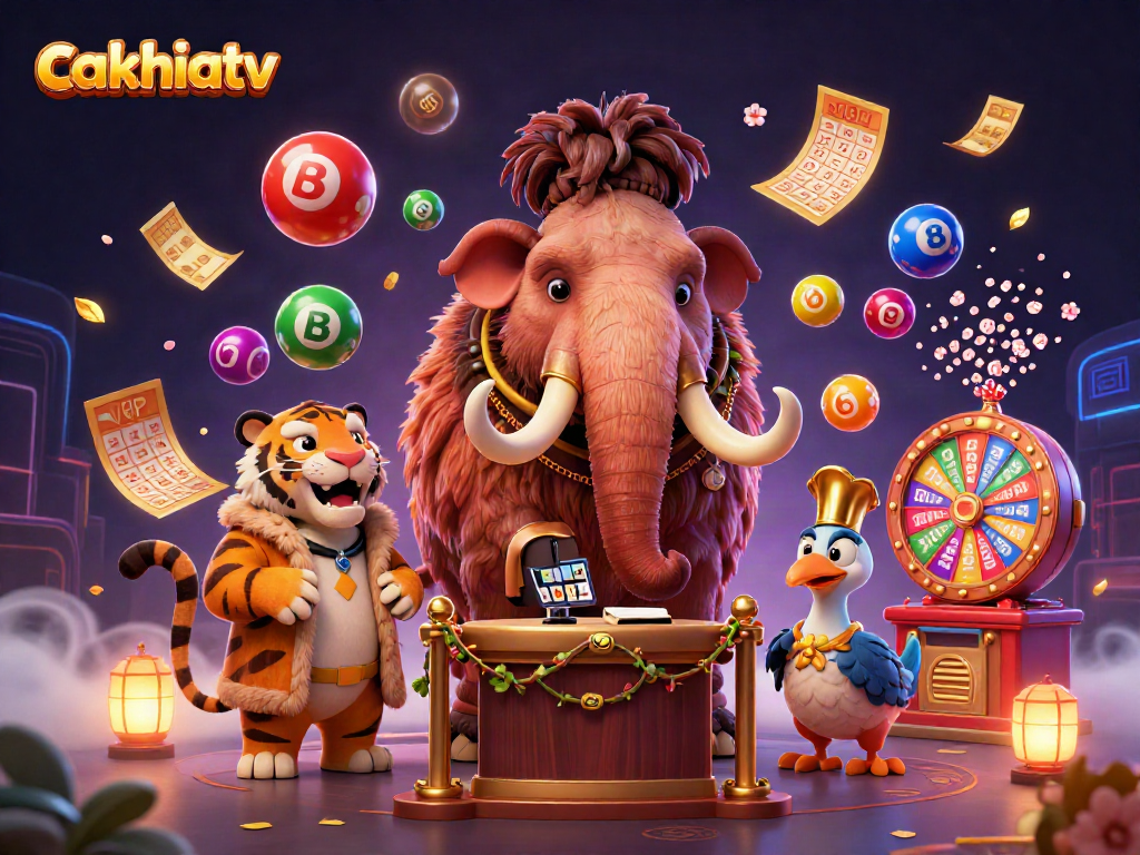 Experience the exciting world of cakhiatv featuring vibrant lottery games and dynamic casino characters.