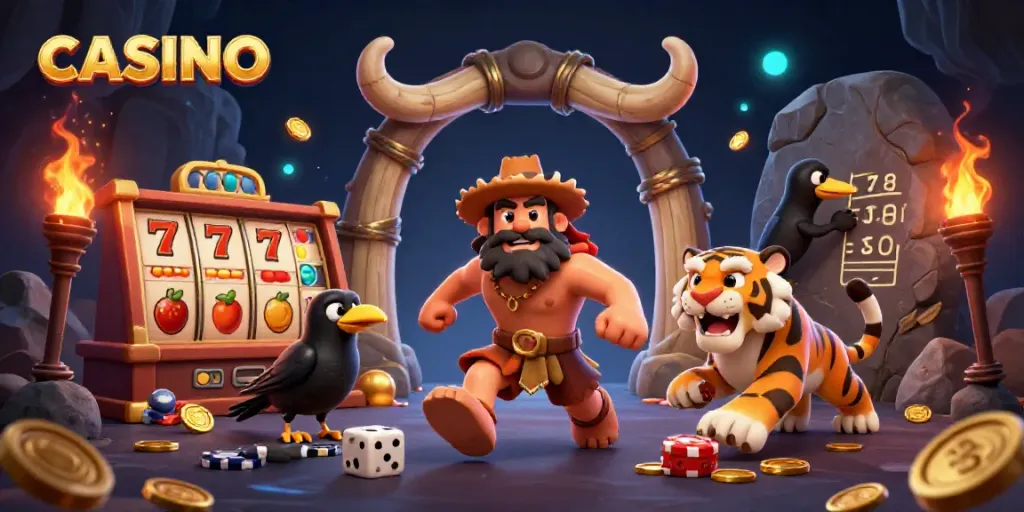 Experience the excitement of a casino with vibrant casino elements, captivating characters, and rich visual detail.
