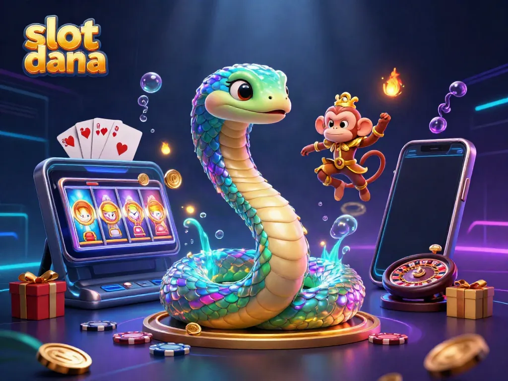 Experience thrilling gameplay at slot dana with colorful spins and vibrant characters in an enchanting casino scene.