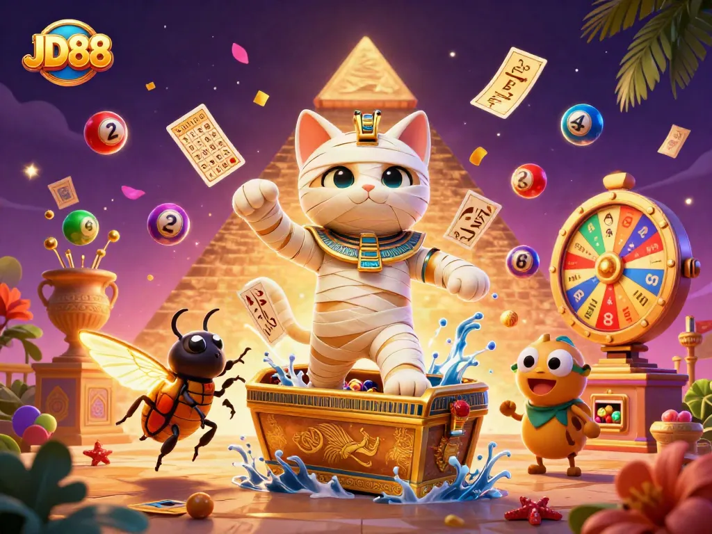 JD88 offers an exciting online lottery experience, featuring vibrant lottery balls and dynamic prizes.