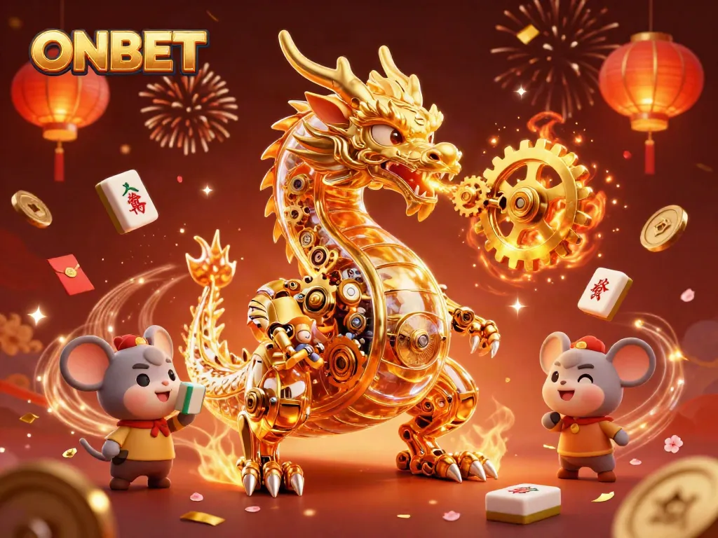 Engage in thrilling gameplay with ONBET’s immersive casino and gaming 3D illustration featuring vibrant elements.