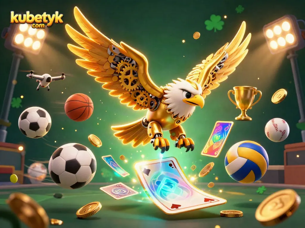 Bet with kubetyk com while enjoying an exciting 3D casino atmosphere featuring dynamic sports elements.