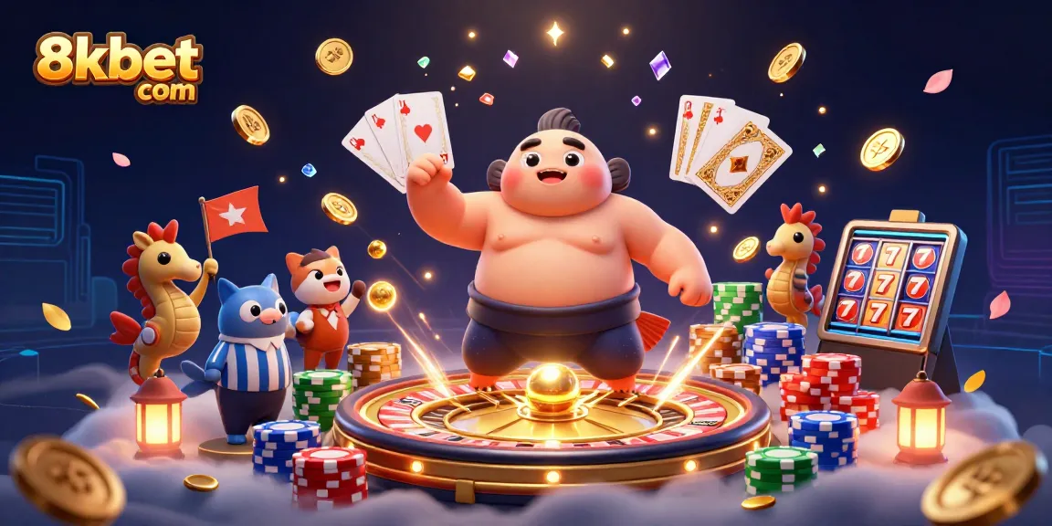 Experience the excitement of 8xbet com with thrilling casino action in a vibrant underwater scene.