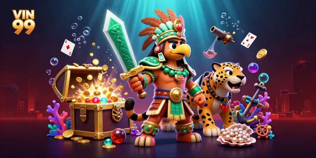 Engage in thrilling gameplay at VIN 99 with dynamic characters and immersive casino elements.