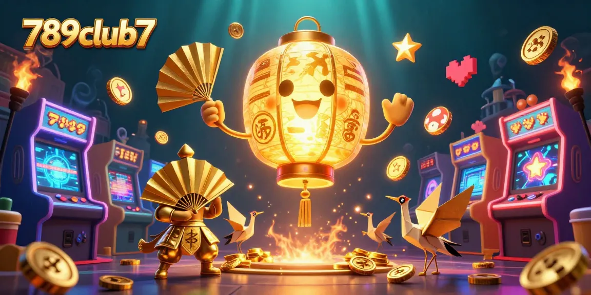 Engage in thrilling games at 789club7 with an enchanting golden lantern spirit and dynamic casino visuals.