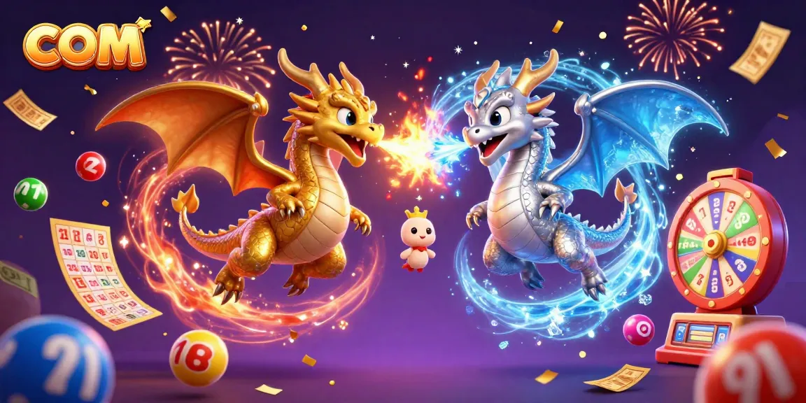 Engage in vibrant lottery excitement with com featuring dynamic dragons and colorful game elements.
