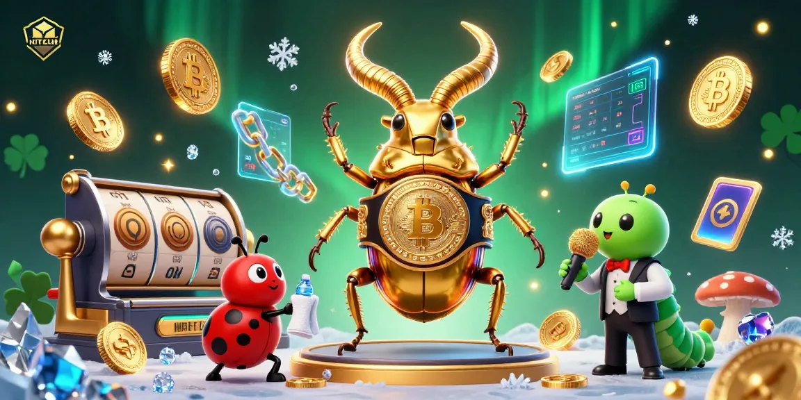 Engage in thrilling gameplay with HITCLUB's vibrant slots and crypto elements.