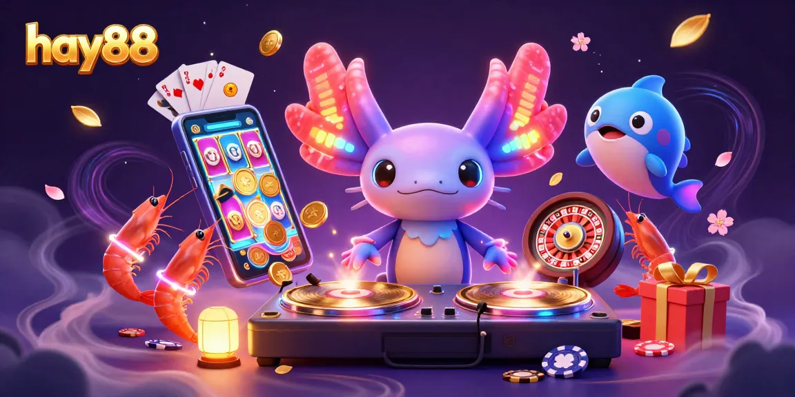 Experience thrilling gameplay with hay88's vibrant casino scene featuring dynamic characters and exciting game elements.