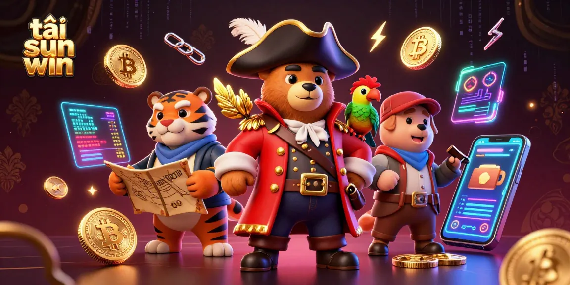 Engage with the exciting world of tải sun win, featuring vibrant 3D characters and dynamic casino elements.