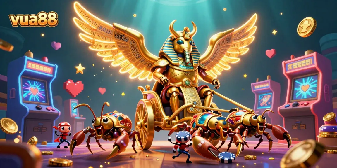 Engage with vua88's thrilling online gaming experience featuring vibrant casino elements.
