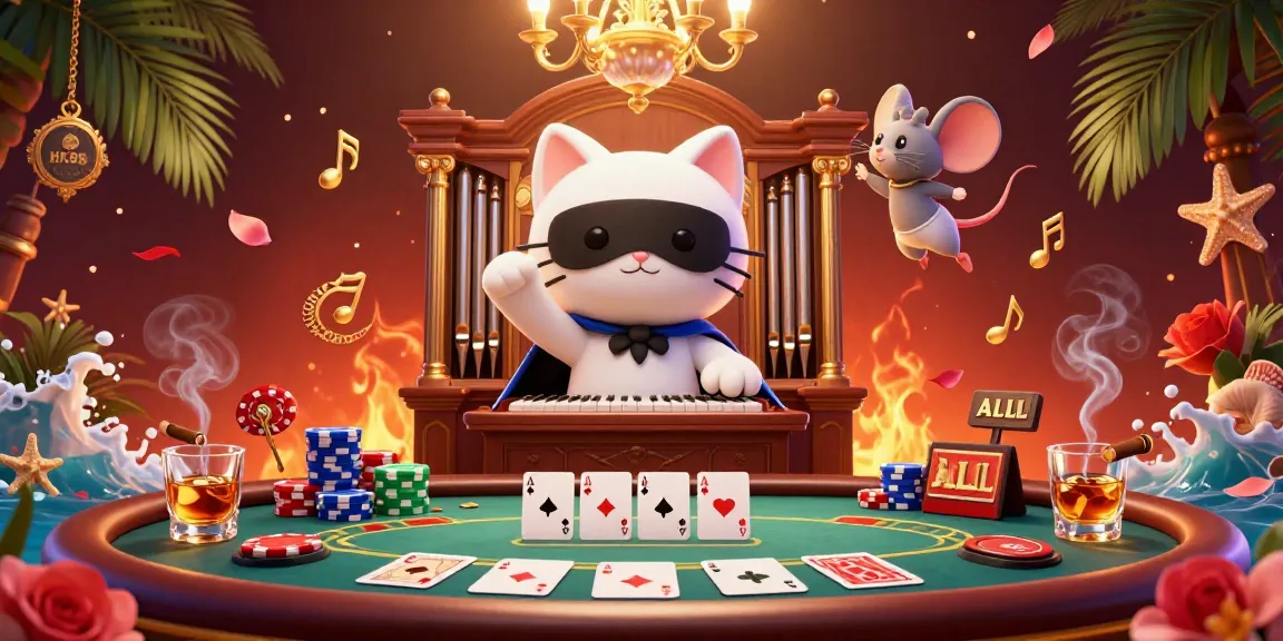 Experience thrilling gameplay at HK88 with a vibrant casino scene full of poker excitement and entertainment.