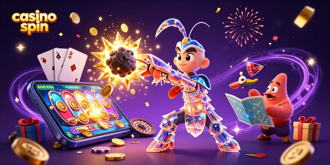 Play exciting games at casino spin with vibrant graphics, thrilling jackpots, and festive energy.