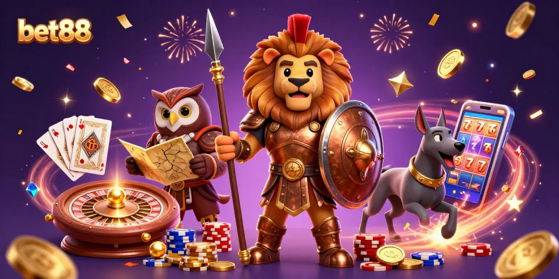 Experience thrilling excitement at bet88 with vibrant gaming action and colorful casino elements.