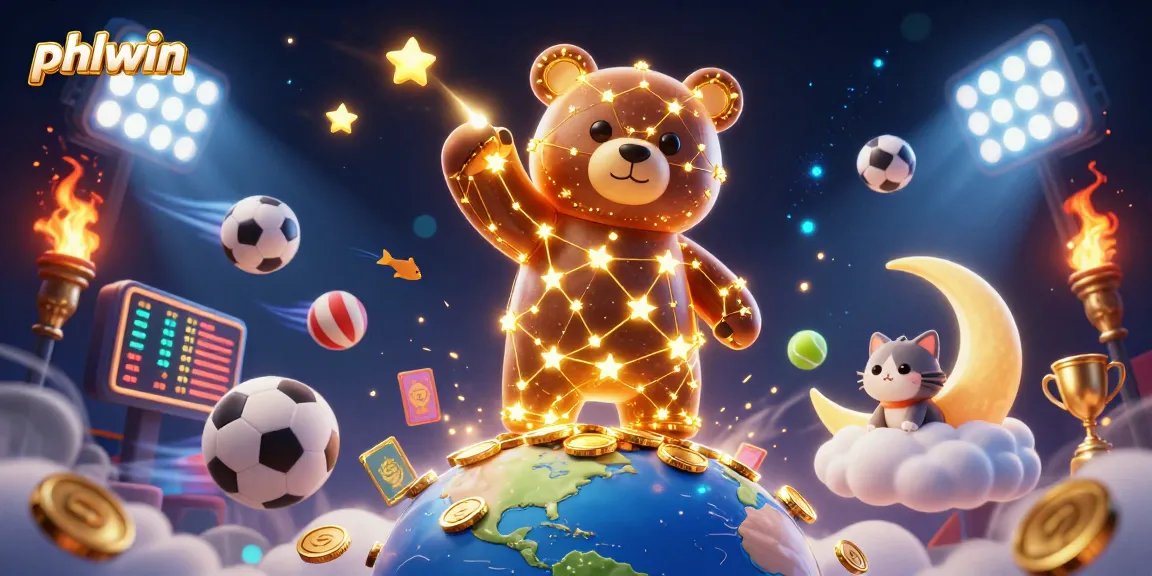 Experience thrilling games at phlwin casino with a rich cosmic scene full of sports excitement.