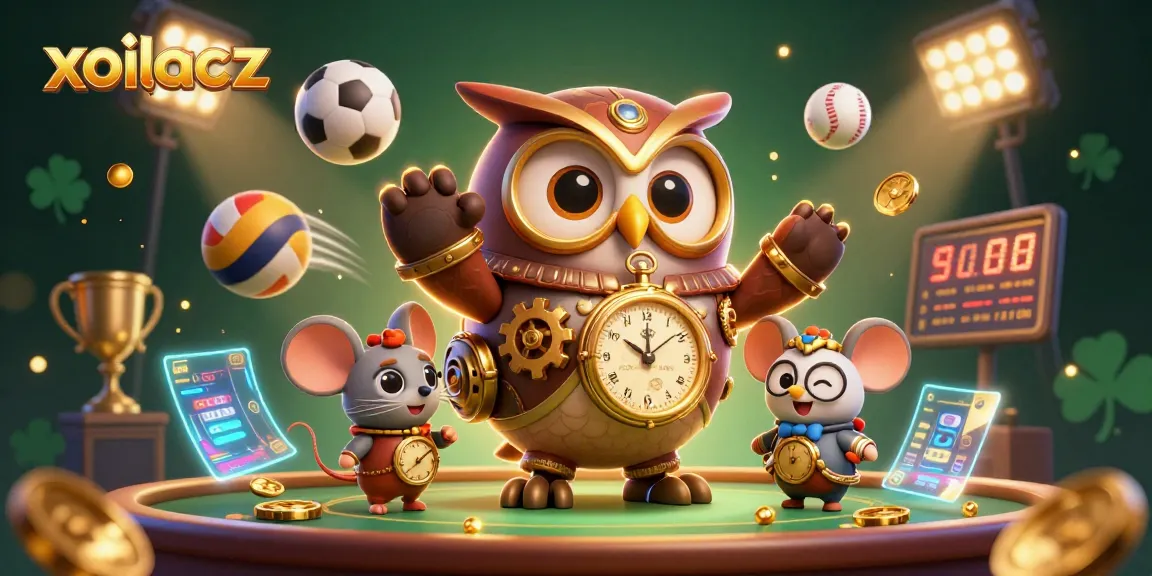Experience thrilling actions with xoilacz illustrated through dynamic sports betting scenes and characters.