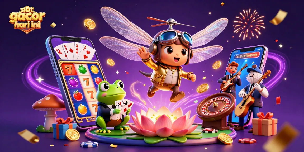 Menang dengan slot gacor hari ini sambil menikmati suasana kasino yang meriah dan penuh warna.