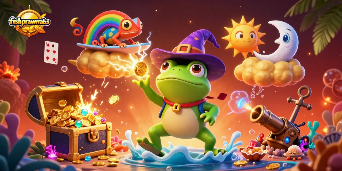 Engage in fishprawncrabs fish shooting adventures with magical characters and rich casino elements.