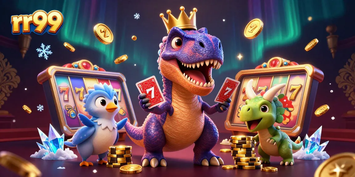 Experience thrilling wins at rr99 with slot reels, friendly dinosaur characters, and dynamic gaming elements.